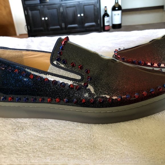 Christian Louboutin PIK BOAT Stud Loafer ,NWOT , EU 41 - Picture 5 of 16